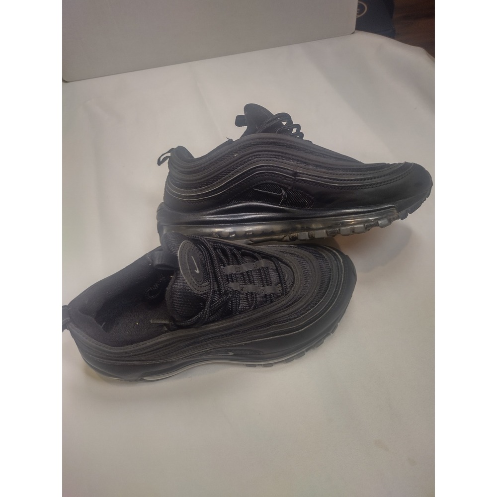 Nike Air Max 97 Triple Black Women 7 Running Shoes 921733-001 Low Top Sneakers